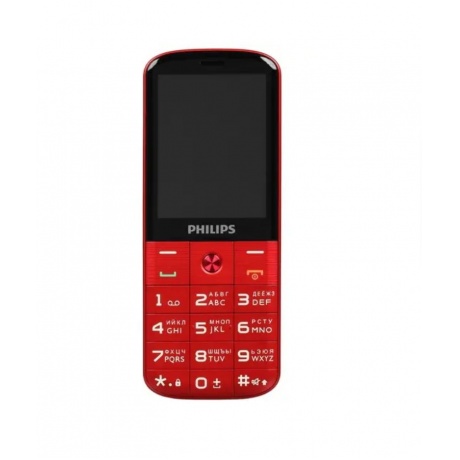 Мобильный телефон Philips E227 Xenium красный - фото 1