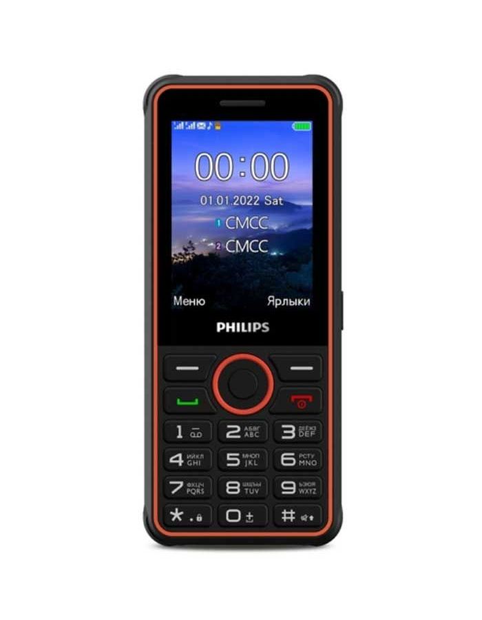 Мобильный телефон Philips E2301 Xenium темно-серый телефон philips xenium e2301 2 sim синий