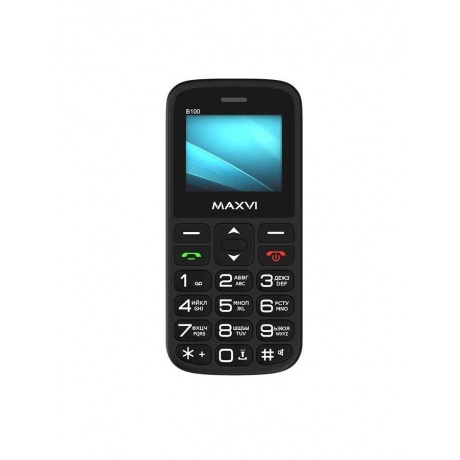 Мобильный телефон MAXVI B100 BLACK (2 SIM) - фото 3