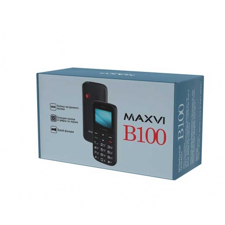 Мобильный телефон MAXVI B100 BLUE (2 SIM) - фото 7