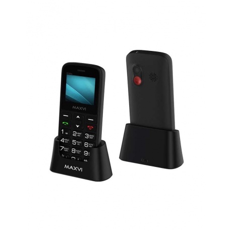 Мобильный телефон MAXVI B100ds BLACK (2 SIM) - фото 1