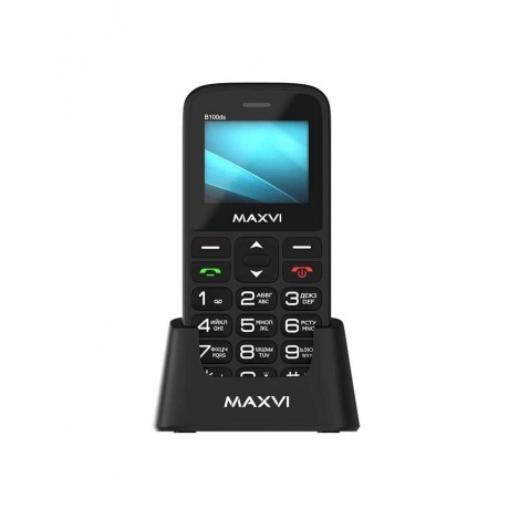 Мобильный телефон MAXVI B100ds BLACK (2 SIM) - фото 3