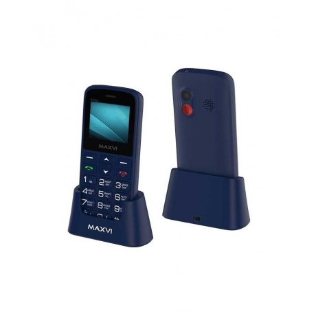 Мобильный телефон MAXVI B100ds BLUE (2 SIM) - фото 1