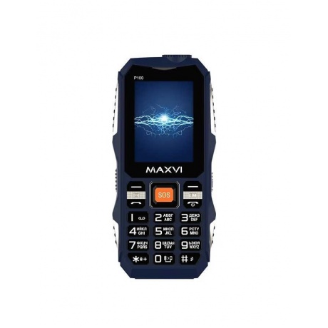 Мобильный телефон MAXVI P100 BLUE (2 SIM) - фото 1