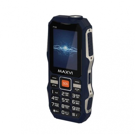 Мобильный телефон MAXVI P100 BLUE (2 SIM) - фото 6