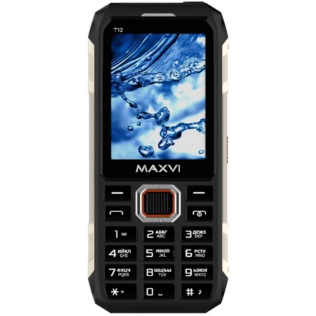 Мобильный телефон MAXVI T12 BLACK (2 SIM) - фото 2