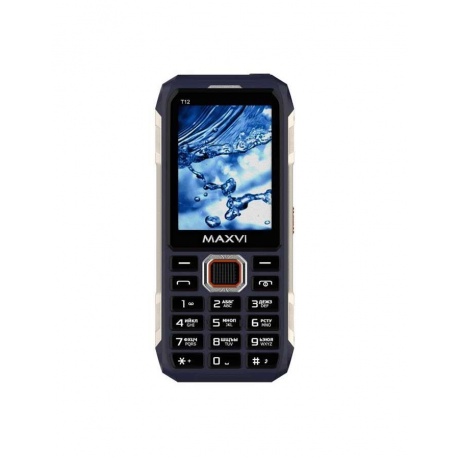 Мобильный телефон MAXVI T12 BLUE (2 SIM) - фото 3