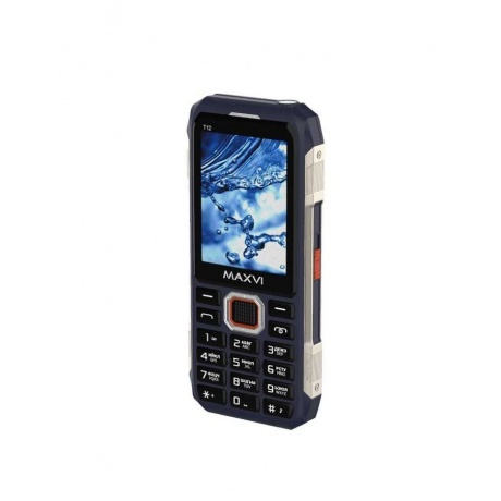Мобильный телефон MAXVI T12 BLUE (2 SIM) - фото 7
