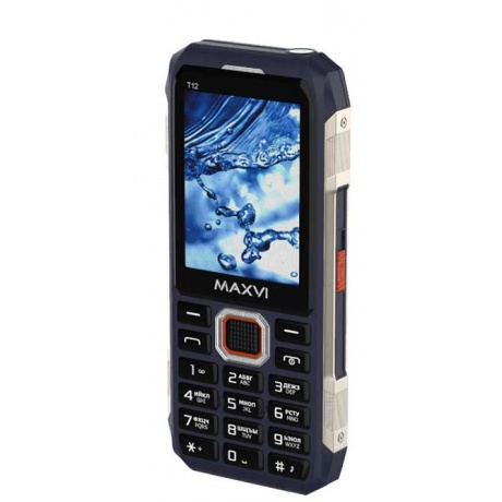 Мобильный телефон MAXVI T12 BLUE (2 SIM) - фото 8