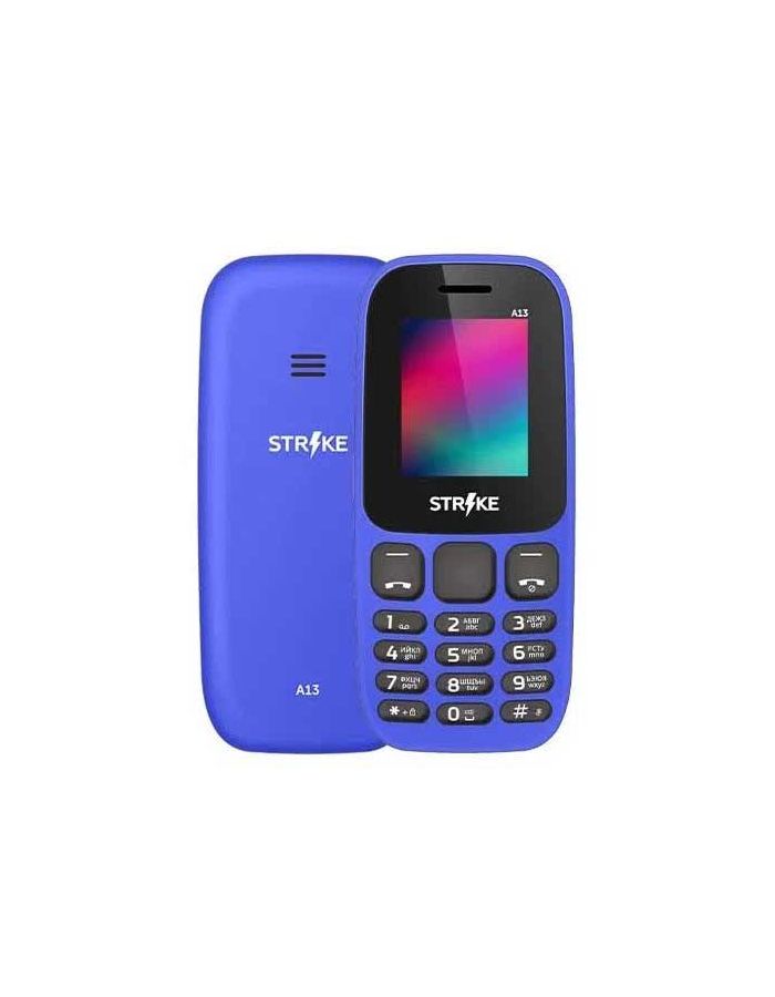 Мобильный телефон STRIKE A13 DARK BLUE (2 SIM) мобильный телефон strike p30 military green 86188819