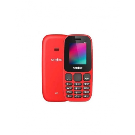 Мобильный телефон STRIKE A13 RED (2 SIM) - фото 1