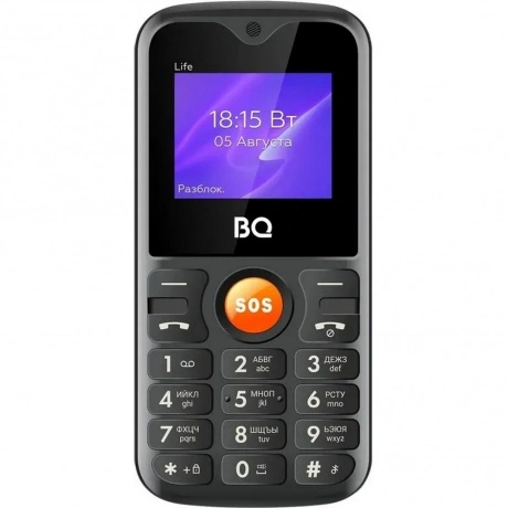 Мобильный телефон BQ 1853 Life Black/Orange