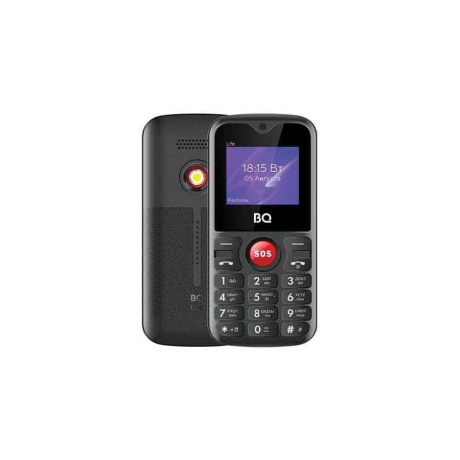 Мобильный телефон BQ 1853 LIFE BLACK RED (2 SIM) - фото 1