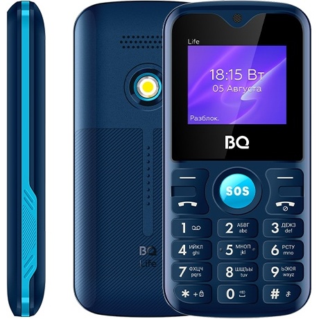 Мобильный телефон BQ 1853 Life Blue - фото 6