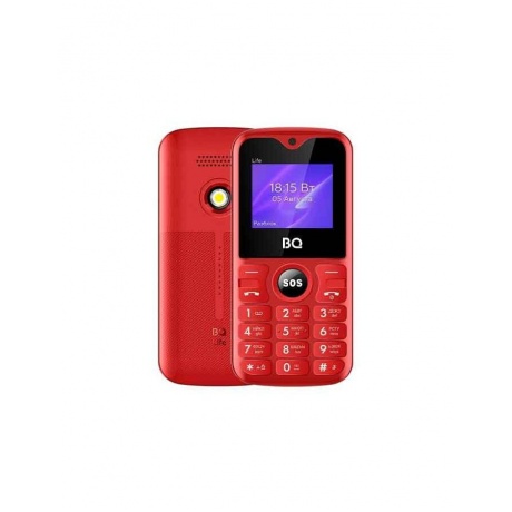 Мобильный телефон BQ 1853 LIFE RED BLACK (2 SIM) - фото 1