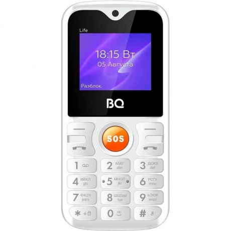 Мобильный телефон BQ 1853 Life White - фото 1