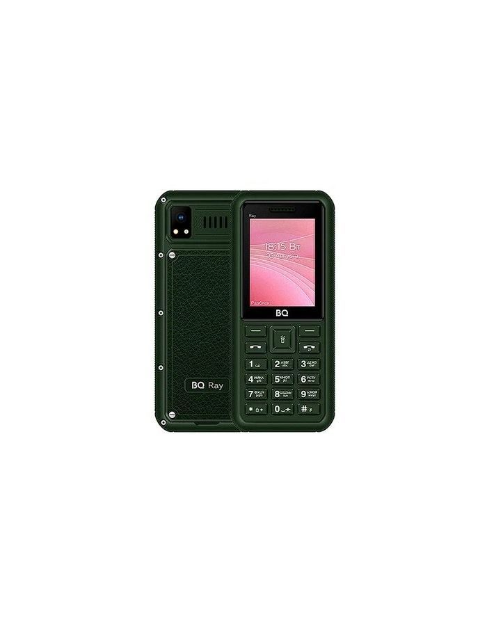 Мобильный телефон BQ 2454 RAY GREEN (2 SIM) чехол mypads зайчик с полуседрцем для bq bq 6040l magic задняя панель накладка бампер