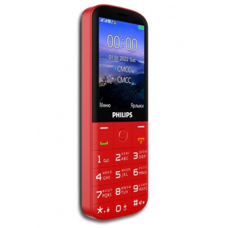 Мобильный телефон Philips Xenium E227 Red - фото 4