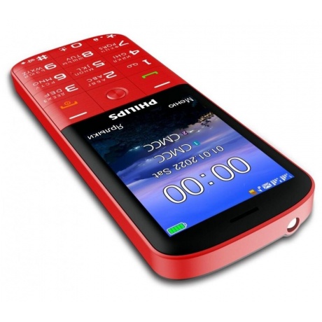Мобильный телефон Philips Xenium E227 Red - фото 5