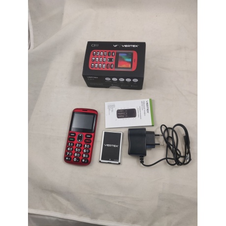 Мобильный телефон Vertex C311 Red отличное состояние - фото 5