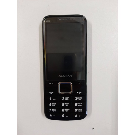 Мобильный телефон Maxvi X800 Black/Red Отличное состояние - фото 2