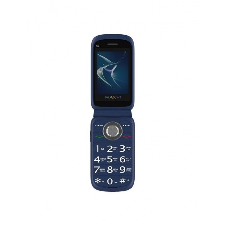 Мобильный телефон Maxvi E6 Blue - фото 1