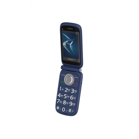Мобильный телефон Maxvi E6 Blue - фото 3