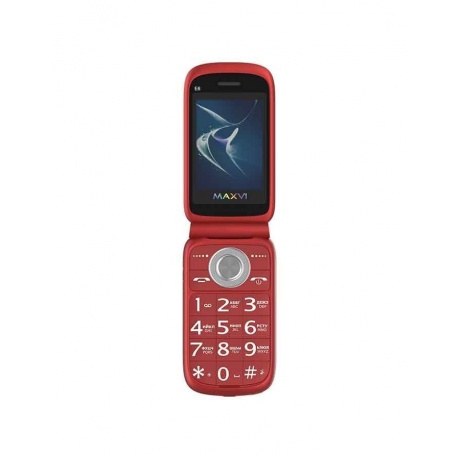 Мобильный телефон Maxvi E6 Red - фото 1