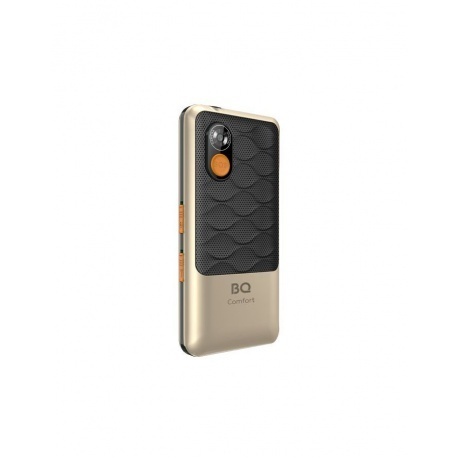Мобильный телефон BQ 2006 Comfort Gold-Black - фото 4