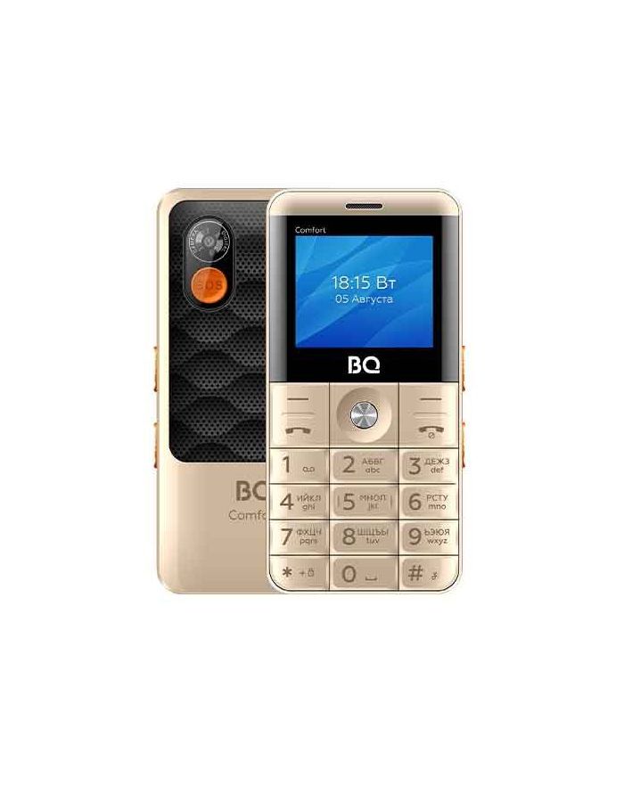 Мобильный телефон BQ 2006 Comfort Gold-Black мобильный телефон bq 2457 jazz gold