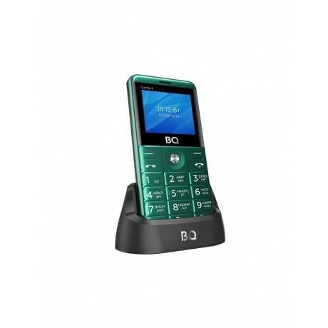 Мобильный телефон BQ 2006 Comfort Green-Black - фото 3