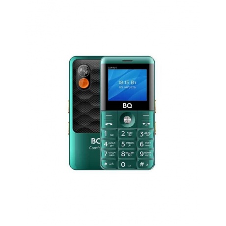 Мобильный телефон BQ 2006 Comfort Green-Black - фото 1