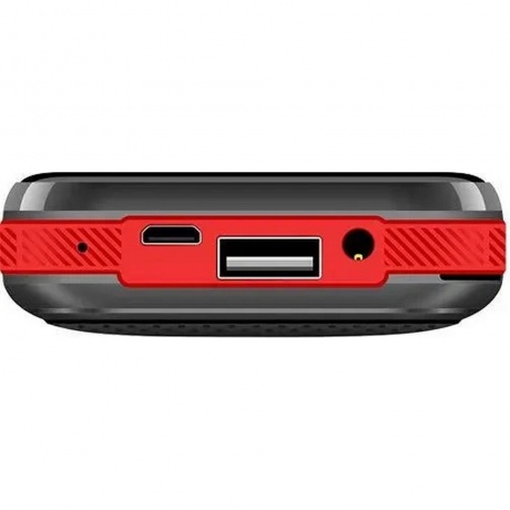 Мобильный телефон BQ 2842 Disco Boom Black Red - фото 3