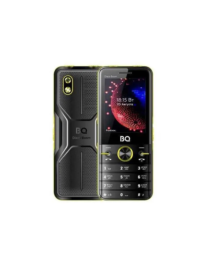 Мобильный телефон BQ 2842 Disco Boom Black Yellow - фото 1