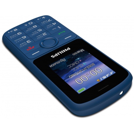 Мобильный телефон Philips E2101 Xenium синий - фото 4