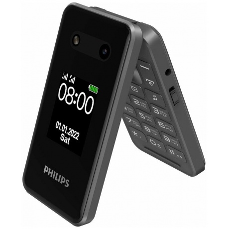 Мобильный телефон Philips E2602 Xenium темно-серый - фото 1