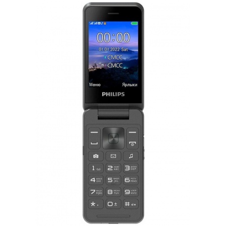Мобильный телефон Philips E2602 Xenium темно-серый - фото 2