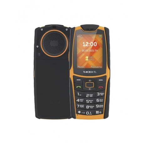 Мобильный телефон teXet TM-521R Black-Orange - фото 1