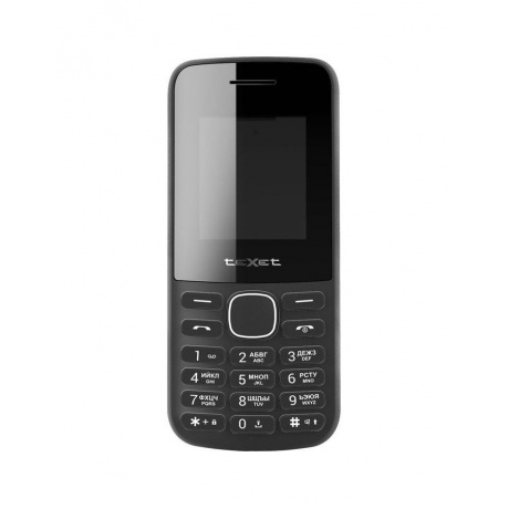 Мобильный телефон teXet TM-117 Black - фото 1