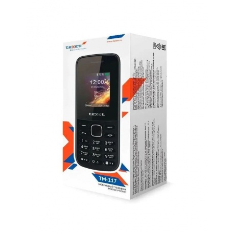 Мобильный телефон teXet TM-117 Black - фото 6