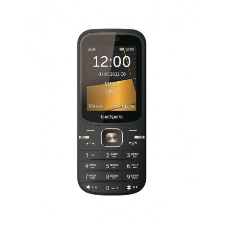 Мобильный телефон teXet TM-216 Black - фото 2