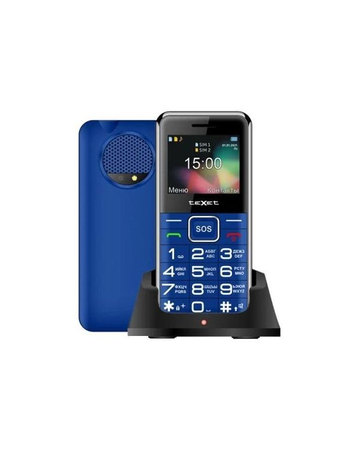 Мобильный телефон teXet TM-B319 Blue чехол mypads fondina bicolore для texet tm 5017