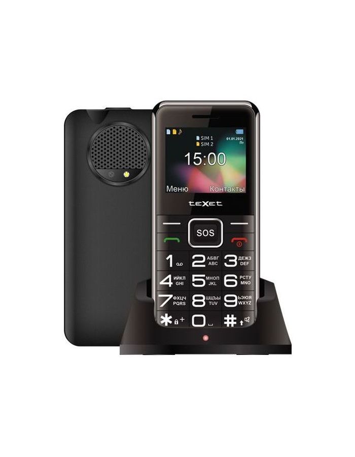 Мобильный телефон teXet TM-B319 Black мобильный телефон texet tm d324 grey