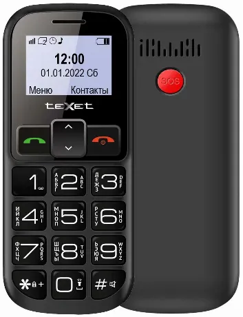 Мобильный телефон teXet TM-B322 Black-Red