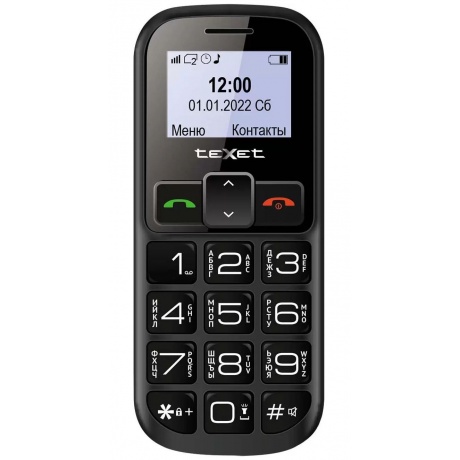 Мобильный телефон teXet TM-B322 Black-Red - фото 2