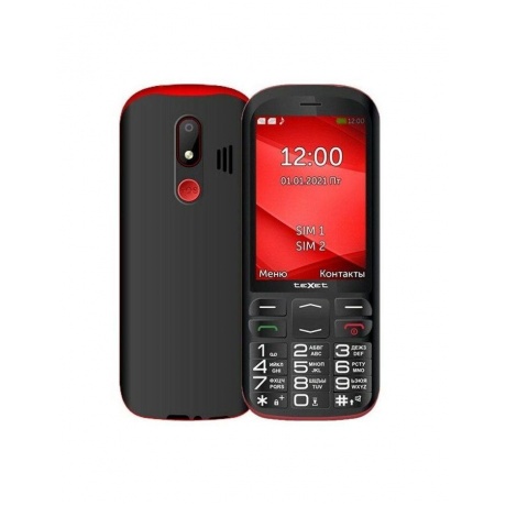 Мобильный телефон teXet TM-B409 Black-Red - фото 1