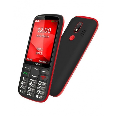Мобильный телефон teXet TM-B409 Black-Red - фото 4