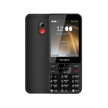 Мобильный телефон teXet TM-423 Black - фото 1