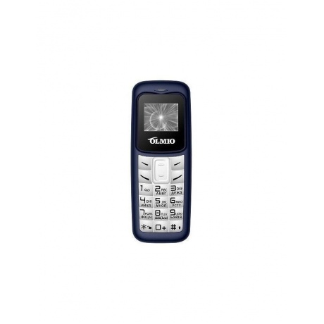 Мобильный телефон Olmio A02 (синий-белый) - фото 1