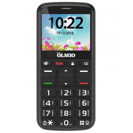 Мобильный телефон Olmio C27 Olmio (черный) - фото 2